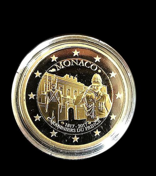 Monaco - 2 E BE 2017 - Carabiniers, Timbres & Monnaies, Monnaies | Europe | Monnaies euro, Monnaie en vrac, 2 euros, Monaco, Enlèvement ou Envoi