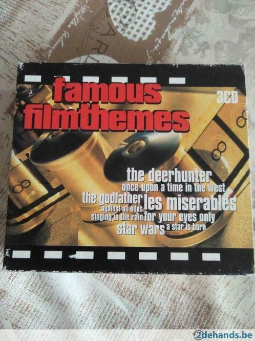 3CD Famous Filmthemes, Cd's en Dvd's, Cd's | Filmmuziek en Soundtracks