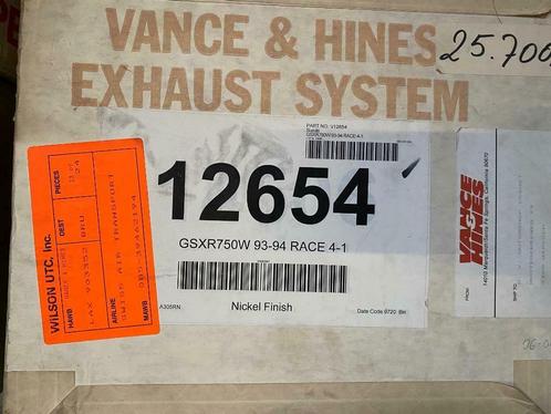 Vance and Hines  Exhaust System lot, Motos, Pièces | Autre, Neuf, Enlèvement ou Envoi