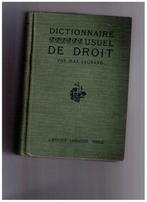 Gebruikelijk woordenboek van het Franse recht - niet gedatee