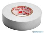 3m Tape-white/3m Temflex Isolatie Tape 15 mm 10 M Wit, Doe-het-zelf en Bouw, Isolatie en Afdichting, Nieuw