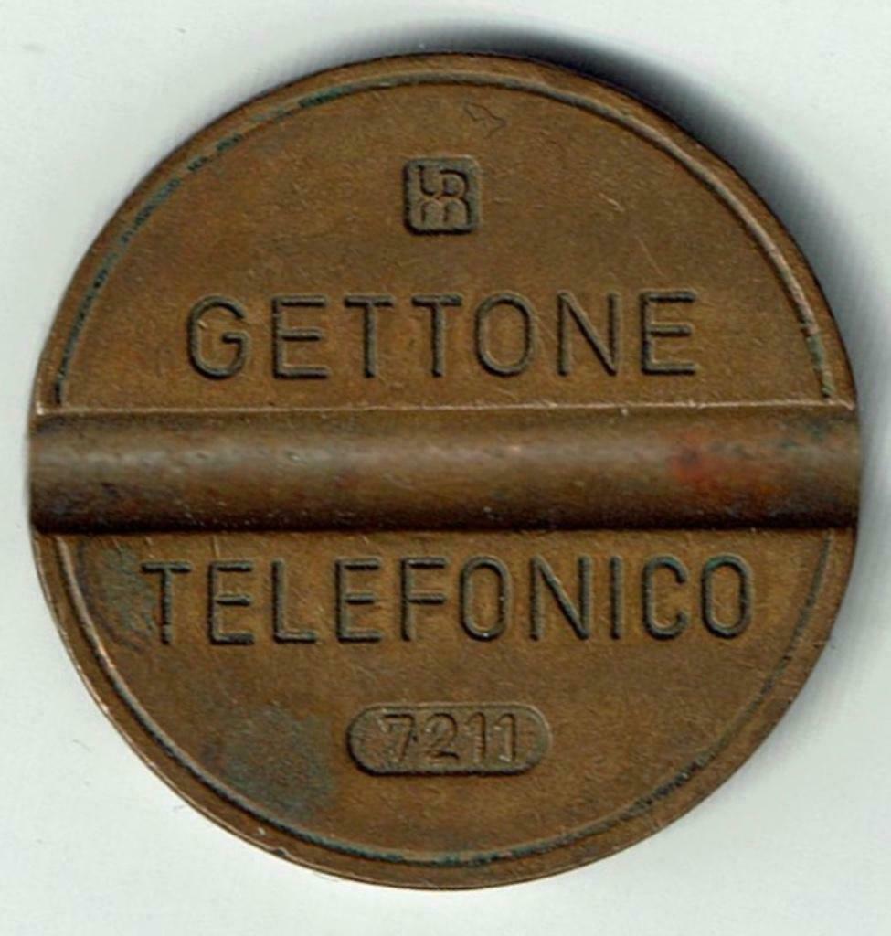 Jeton telefoon téléphone Italië Italie, Envoi