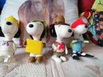 4 figurines de Snoopy, Utilisé, Enlèvement ou Envoi