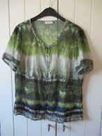 Bonita, groene lichte blouse met korte mouwen, maat 38, Kleding | Dames, Maat 38/40 (M), Bonita, Ophalen of Verzenden, Gedragen