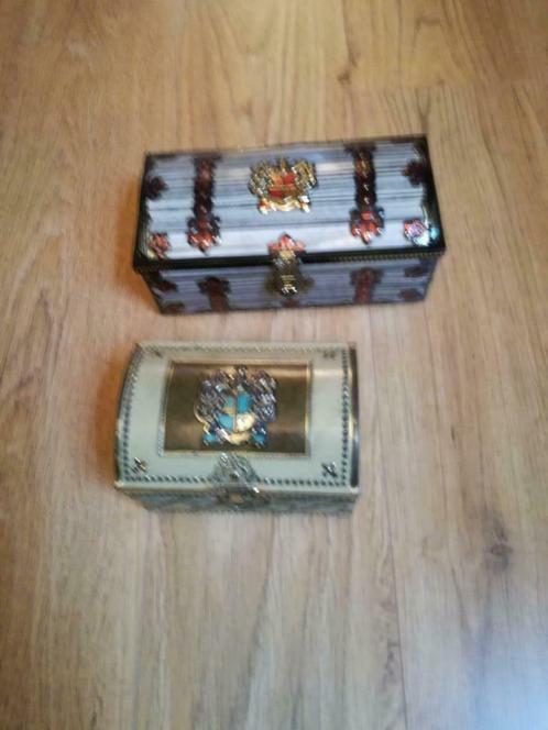 Schatkist koekblik vintage, Verzamelen, Blikken, Gebruikt, Overige, Overige merken, Ophalen of Verzenden
