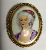 broche camée en porcelaine de Limoges, Ophalen