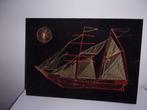 tableau en fils tirés "bâteau", Enlèvement ou Envoi