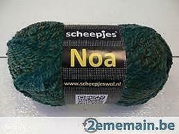 Laine Noa Scheepjes vert 100 gr - 80 m 96 % acrylique (12 ), Hobby & Loisirs créatifs, Tricot & Crochet, Neuf, Tricot, Enlèvement ou Envoi