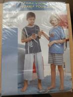 pyjama/shortama 128 jongen -blauw + opschrift-NIEUW, Kinderen en Baby's, Ophalen, Nacht- of Onderkleding, MET, Nieuw