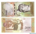 2000  bolivares  2016     venezuela      UNC  P96a    € 0,65, Postzegels en Munten, Munten | Amerika, Ophalen of Verzenden