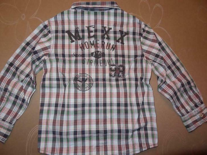 Stoer jongenshemdje Mexx (mt. 98-104), Kinderen en Baby's, Kinderkleding | Maat 98, Zo goed als nieuw, Jongen, Overhemd of Blouse