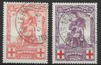 POSTZEGELS- BELGIË- RODE KRUIS- NR. 127/128 (VALS)., Postzegels en Munten, Postzegels | Europa | België, Ophalen of Verzenden