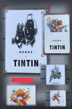 Plaques métalliques Tintin, Collections, Collections Autre, Enlèvement ou Envoi, Neuf