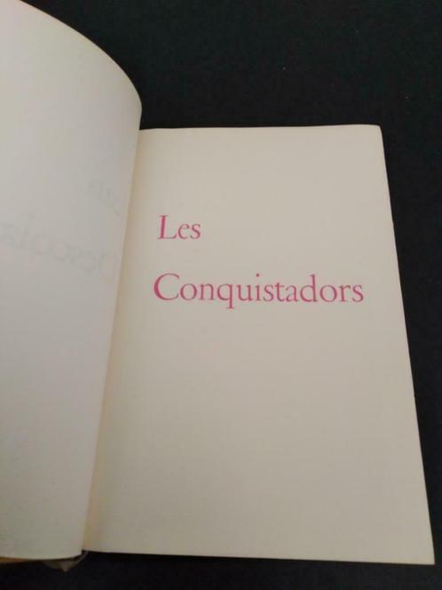 Les conquistadors, Jean Descola, Livres, Histoire mondiale, Utilisé, Enlèvement ou Envoi