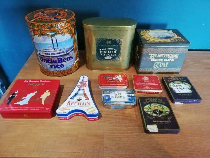 Boîtes métalliques, Collections, Boîte en métal, Utilisé, Biscuits, Autres marques, Enlèvement