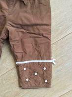 Pantalon doublé marron avec roses roses taille80, Enfants & Bébés, Comme neuf, Fille, Enlèvement ou Envoi, H&M