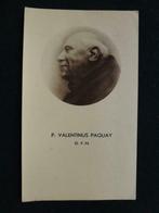 carte de prière Valentin Paquay + 1905, Envoi, Image pieuse