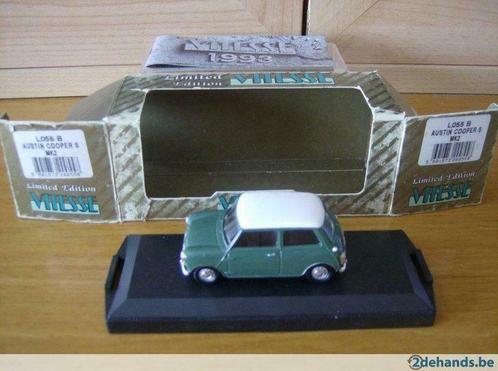 1:43 VITESSE Austin Cooper S MK2 groen met wit dak, Hobby en Vrije tijd, Modelbouw | Auto's en Voertuigen, Gebruikt, Auto, Ophalen of Verzenden