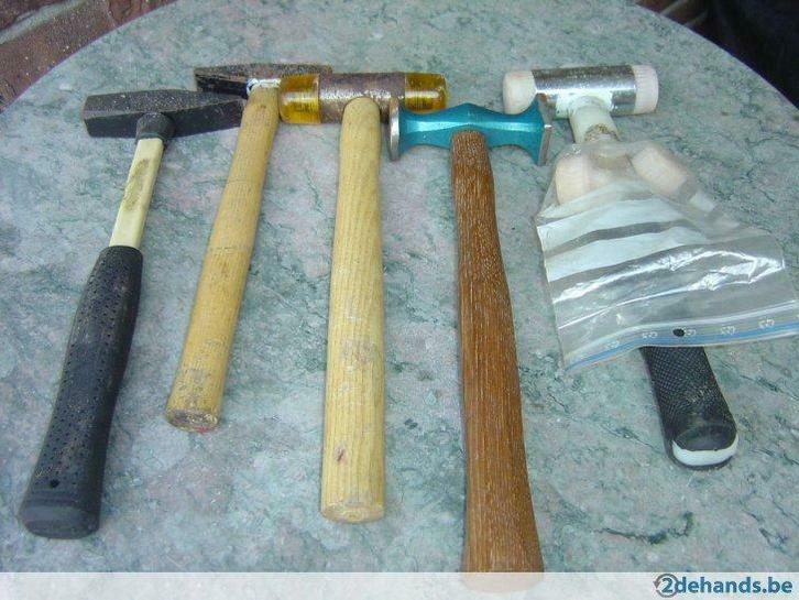 Verschillende. uitdeuk hamers. De 4 hamer is verkocht, Auto diversen, Autogereedschap, Gebruikt, Ophalen