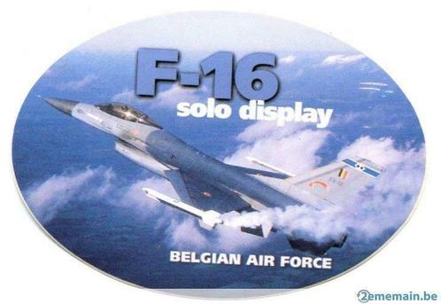 Belgische luchtmacht F148 solo F16 sticker sticker