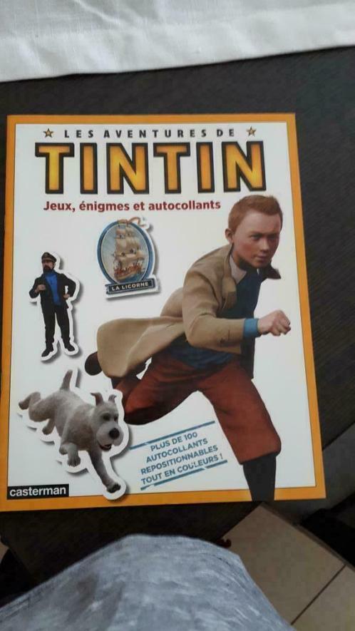 Tintin Jeux Enigmes et autocollants, Collections, Personnages de BD, Neuf, Tintin, Enlèvement ou Envoi