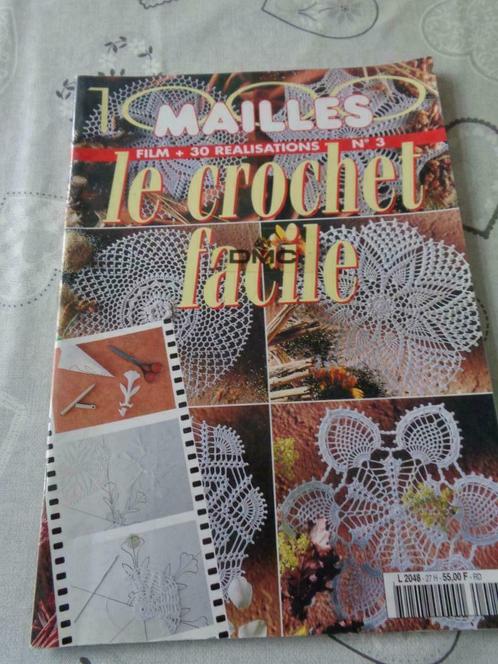 livre de crochet crochet facile 1000 mailles no 3, Hobby & Loisirs créatifs, Tricot & Crochet, Utilisé, Crochet, Enlèvement ou Envoi