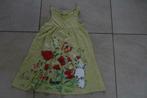 groen kleedje met konijnen maat 110-116, Kinderen en Baby's, Kinderkleding | Maat 110, Meisje, Ophalen of Verzenden, MET, Zo goed als nieuw
