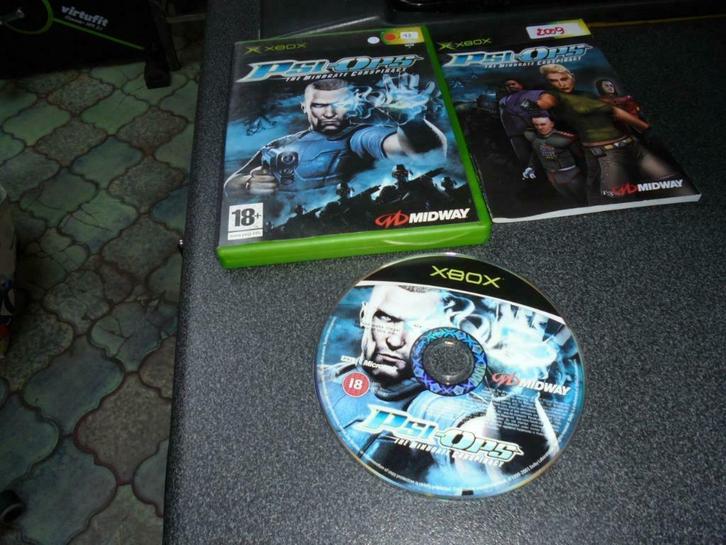 X box Psi-Ops (orig-compleet), Games en Spelcomputers, Games | Xbox Original, Gebruikt, Shooter, 1 speler, Vanaf 18 jaar, Ophalen of Verzenden