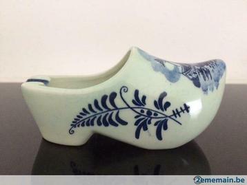 Cendrier sabot faïence de DELFT motif moulin, Enlèvement