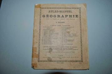 Atlas-manuel Géographie 1900 Complet Mauvais état