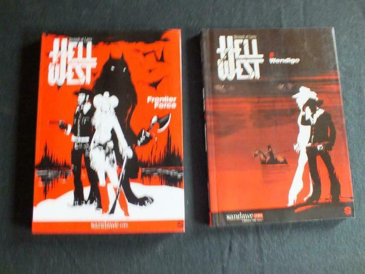 HELL WEST (2 ALBUMS EO).               EDITIONS SANDAWE, Boeken, Stripverhalen, Nieuw, Meerdere stripboeken, Ophalen of Verzenden