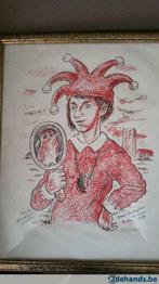 pen tekening van    Antoon Vermeylen, Antiek en Kunst, Kunst | Tekeningen en Fotografie