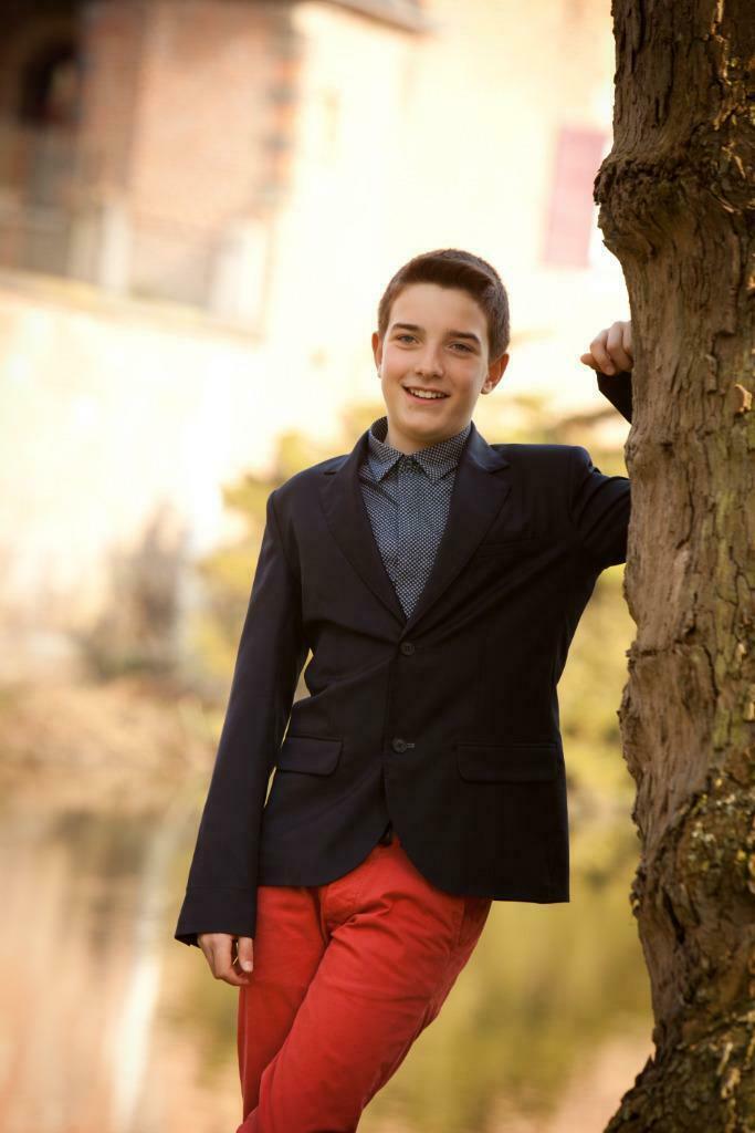 blazer jongen Paul smith - anthony morato communie jongens, Kinderen en Baby's, Kinderkleding | Maat 176, Zo goed als nieuw, Jongen