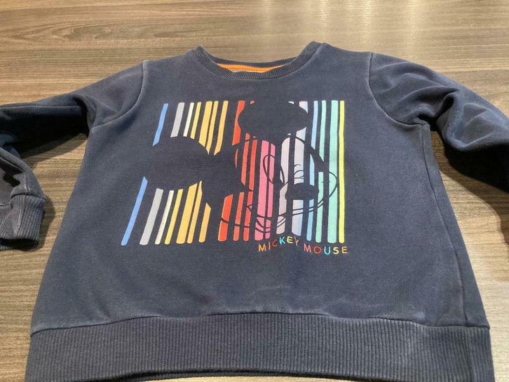 Prachtige trui met print van Mickey Mouse, Kinderen en Baby's, Kinderkleding | Maat 110, Gebruikt, Jongen of Meisje, Shirt of Longsleeve