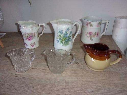 10 anciens pots au lait dont 6 en porcelaine  AU CHOIX, Antiquités & Art, Antiquités | Porcelaine, Enlèvement ou Envoi