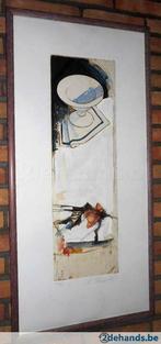 Grote opgehoogde  litho van Alessandro Reggioli........, Ophalen