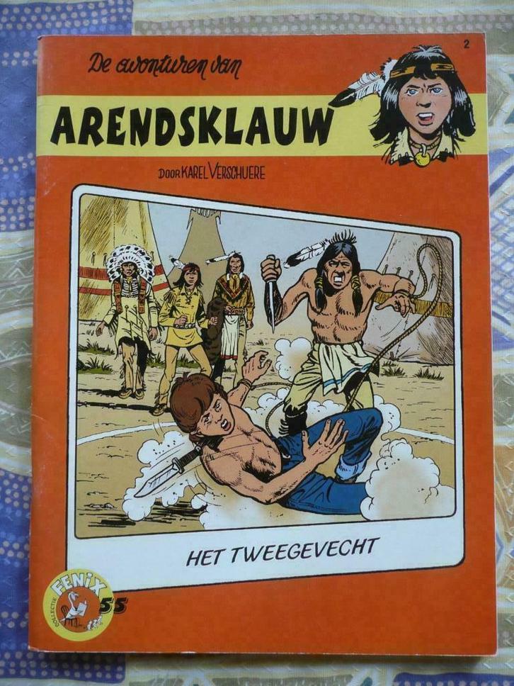 ARENDSKLAUW "HET TWEEGEVECHT" DOOR KAREL VERSCHUERE 950 EX, Boeken, Stripverhalen, Zo goed als nieuw, Eén stripboek, Ophalen of Verzenden