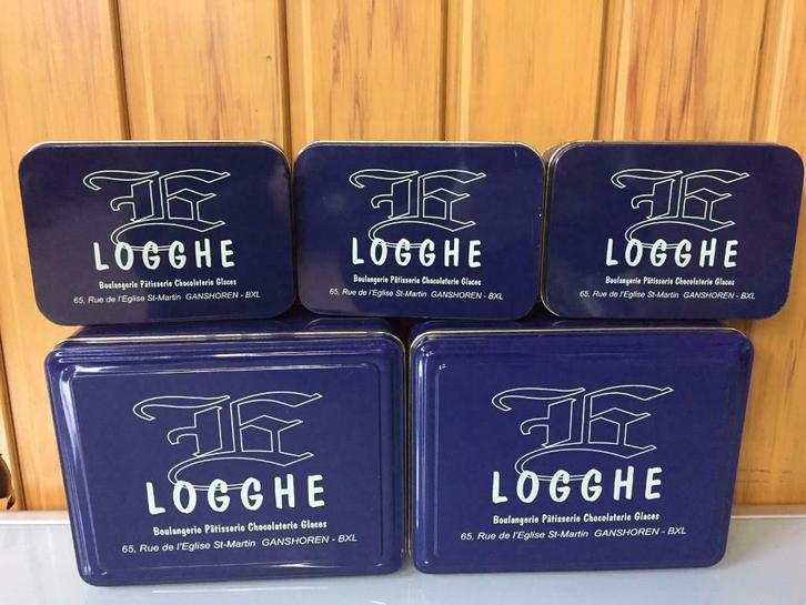 Koekjesdozen Snoepdozen Brussel, Wenen, Namen, Luxemburg, Verzamelen, Merken en Reclamevoorwerpen, Zo goed als nieuw, Verpakking