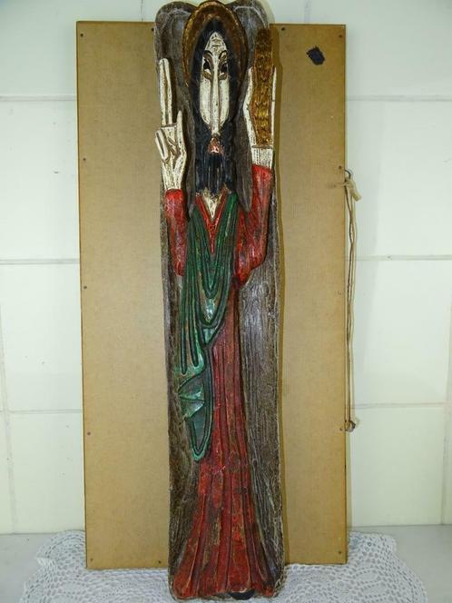 Antiek Jezusbeeld antiek houtsnijwerk Jezus Christus 1900, Antiek en Kunst, Antiek | Religieuze voorwerpen, Ophalen of Verzenden