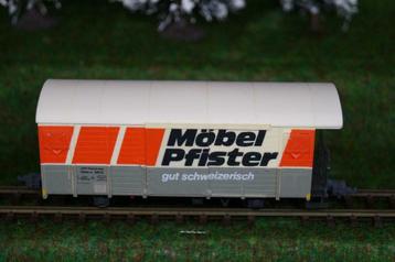 BEMO 2283 122 RhB Gbk-v 5612 MOBEL PFISTER WAGON PUBLIC. OVP