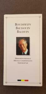 herdenkingsmedaille koning Boudewijn, Postzegels en Munten, Penningen en Medailles, Ophalen, Overige materialen