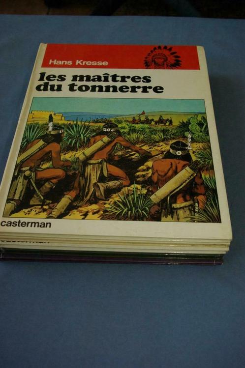 BD Les Peaux Rouges 5 1ers orig. Casterman + 1ers reed, Livres, BD, Utilisé, Série complète ou Série, Envoi