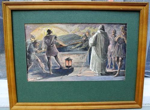 Prachtig werk van Armand Heins ,  Gent 1856 - 1938, Antiek en Kunst, Kunst | Schilderijen | Klassiek, Ophalen