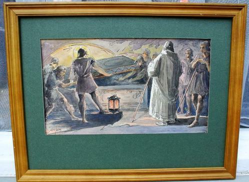 Belle oeuvre d'Armand Heins, Gand 1856 - 1938, Antiquités & Art, Art | Peinture | Classique, Enlèvement