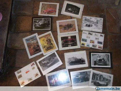 petits cadres voitures anciennes, Collections, Collections Autre, Utilisé