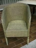 Rotan stoel met armleuningen, Ophalen, Gebruikt, Riet of Rotan