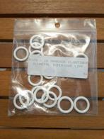 anneaux en plastique blanc 13 / 18 mm - 16 pièces, Enlèvement ou Envoi, Neuf