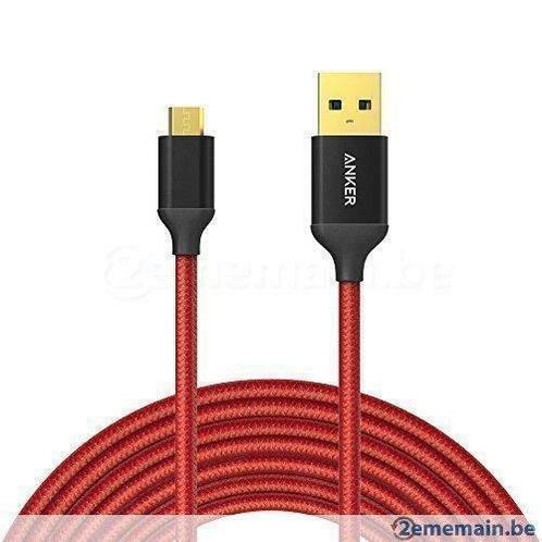 Anker Câble Micro USB de 3 mètres en Nylon Anti-Noeuds, Informatique & Logiciels, Pc & Câble réseau, Neuf