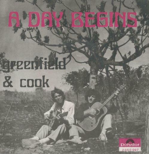 Greenfield & Cook – A day begins / Colourful place - Single, CD & DVD, Vinyles Singles, Single, Pop, 7 pouces, Enlèvement ou Envoi
