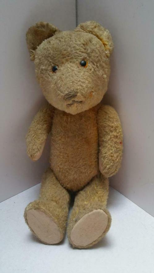 Vintage Engelse Chiltern teddybeer in mohair 30 cm, Antiek en Kunst, Curiosa en Brocante, Ophalen of Verzenden